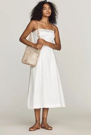 Reformation Pomona Linen Midi Dress