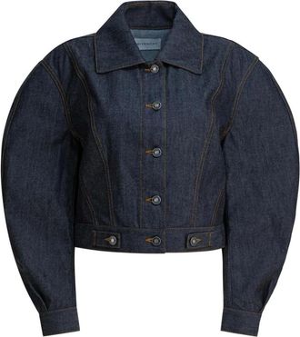 Givenchy Dames, Jassen, Blauw, Maat: M Katoen