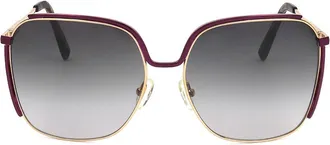 Linda Farrow MATTHEW WILLIAMSON MW22 C2 Womens Sunglasses Gold Size 59