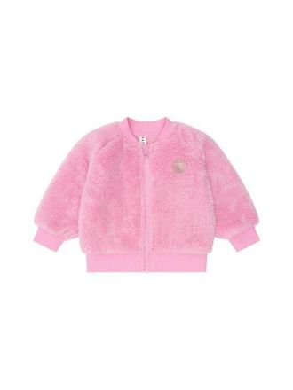 Huxbaby Varsity Huxette Fur Jacket in Strawberry at Nordstrom, Size 6-12M Au