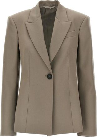 The Attico Dames, Jassen, Grijs, Maat: XS Wol