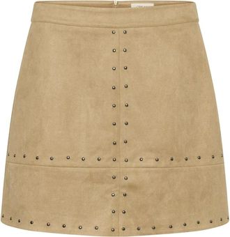 Cream Rokken, Dames, Beige, XL, Korte Rok
