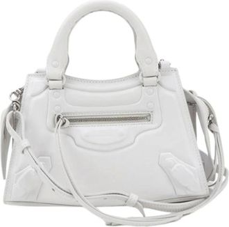 Balenciaga Pre-owned Handbags, female, White, Size: ONE SIZE Pre-owned Vintage Handbag
