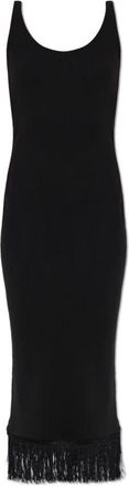Poss&eacute; Bianca Dress - Dames - Casual kleedjes - Zwart - L - Leer - Kleedjes