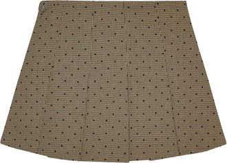 Ganni Minigonna a quadri - Toni neutri