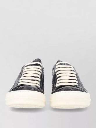 Rick Owens leather low-top sneakers