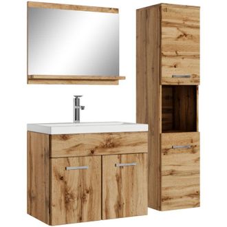 Badplaats Badplaats - Mobile da bagno Montreal 60cm Rovere - armadio mobiletto lavabo