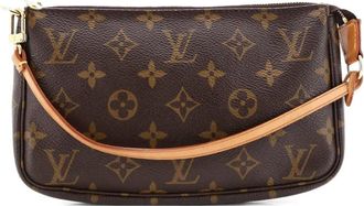 Louis Vuitton Pochette Accessoires NM Monogram Canvas clutch bag - Bruin