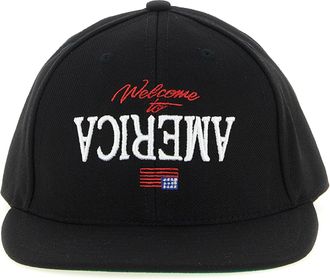 Willy Chavarria Black Polyester Cap (Baseball Mens Hat)
