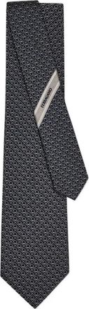 Ferragamo Blue Gancini Tie