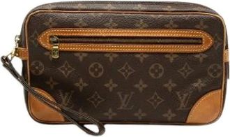Louis Vuitton Pre-owned Marly Dragonne GM - Dames - Pre-owned - Bruin - Maat: ONE Size Leer