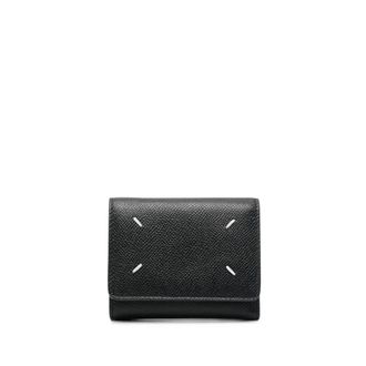 Maison Margiela Wallets & Cardholders, female, Black, Size: ONE SIZE Four Stitches Wallet