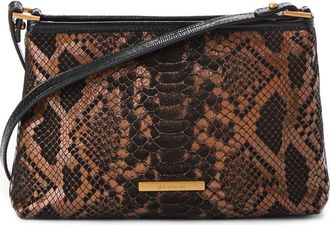 Brahmin Lorelei Croc Embossed Leather Shoulder Bag in Bronze Captivate at Nordstrom