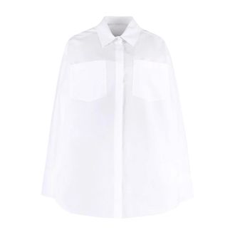 Valentino Shirts, female, White, Size: XL Cotton Mini Dress