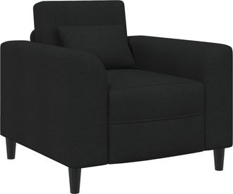 vidaXL Sill&oacute;n Negro Tela Vidaxl
