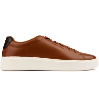Cole Haan Mens Grand Crosscourt Traveler Trainers - Tan Leather - Size UK 6