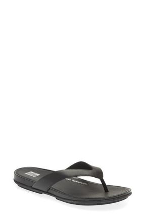 FitFlop Gracie Flip Flop in All Black at Nordstrom, Size 11