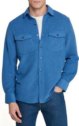 ConStruct Slim Fit Shirt Jacket in Blue at Nordstrom Rack, Size Xx-Large