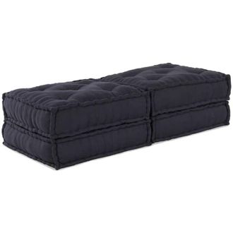 vidaXL Cuscino 2 pcs Antracite 70 x 70 x 36 cm Poliestere - Vidaxl