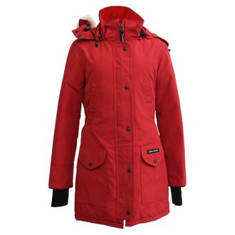 Canada Goose Trillium Parka Jacket inn Burgundy Polyester