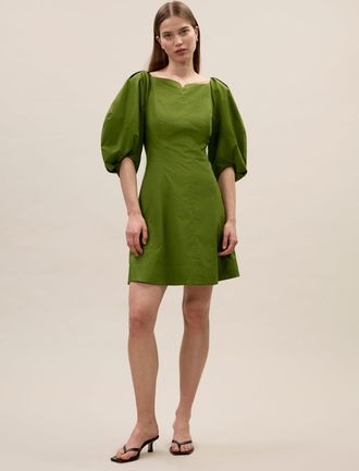 Rebecca Taylor Isla Poplin Mini Dress