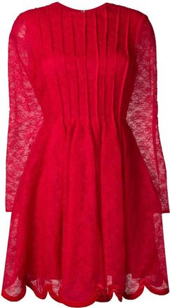 Valentino Garavani Floral Lace Skater Dress