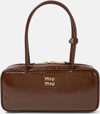 Miu Miu Borsa a spalla Beau in vernice