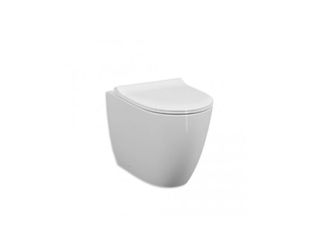 Vitra Wc Adosado A Pared Con Desag&uuml;e Rimless En Cer&aacute;mica Blanca Brillo Sento - Senza Coprivaso