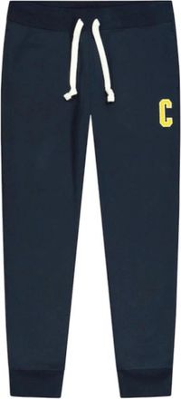 Champion Ribboord sweatpants in marineblauw - Heren - Sweatpants - Zwart - XS - Katoen - Broeken