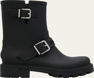 Jimmy Choo London Biker TPU Mid-Calf Rain Boots