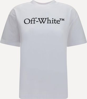 Off-white T-shirt Big Logo Bookish Woman XS