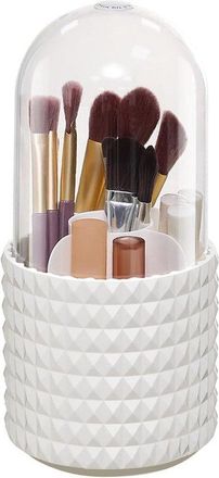 OEM Organizador Giratorio De Maquillaje - Almacenamiento De Cosm&eacute;ticos - Blanco - 1 Pieza