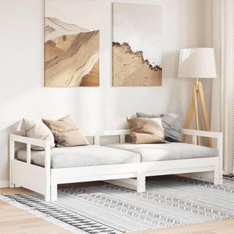 Berkfield Home Daybed without Mattress White 90x200 cm Solid Wood Pine