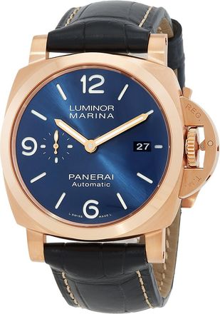 Officine Panerai Pre-owned Panerai Luminor Blue Dial Mens Watch PAM01112