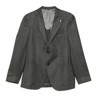 Luigi Bianchi Mantova 03C Giacca - - Jackets - Uomo - Grigio - M