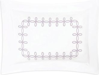 Matouk Gordian Knot Egyptian Cotton Percale Pillow Sham in Lilac at Nordstrom, Size Standard