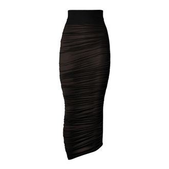 Wolford Sheer Drape Skirt - Dames - Rokken - Zwart - Maat: M Zijde