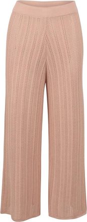 Baobab Broeken, Dames, Beige, M, Clarissa Knit Pants