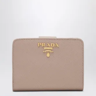 Prada Small powder-pink Saffiano wallet
