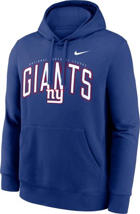 Nike New York Giants Club Nike Mens NFL Pullover Hoodie in Blue | NKDK4EW8I-L3P