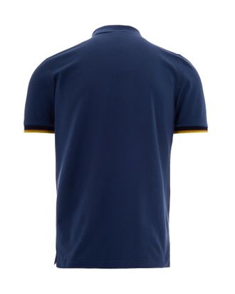 K-Way Mens Polo Vincent Blue Insignia Cotton Shirts T-shirts And Polos