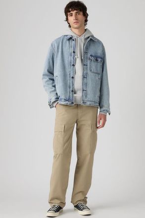 Levi's XX Cargo Straight Pants - Men - 28X32 - Green / Forest Night Canvas