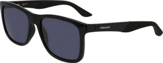 Ferragamo Dark Grey Square Mens Sunglasses SF1028SN 001 56