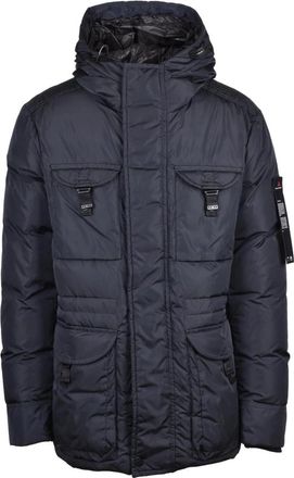 Peuterey Aiptek NBE Down Jacket - Heren - Gewatteerde jassen - Blauw - M - Jassen