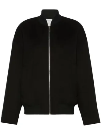 Sportmax Black Bomber Spxondata Oversized Jacket
