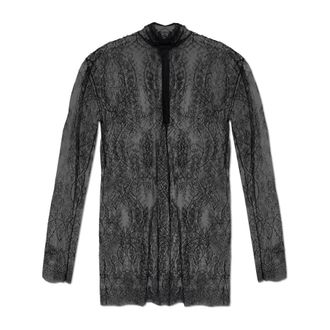 Dolce & Gabbana Top in Pizzo - - Tops - Donna - Nero - S