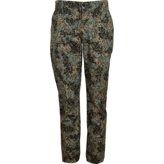 Lords of Harlech Caspian Stretch Cotton Chino Pant in Rose Camo Olive at Nordstrom, Size 3238