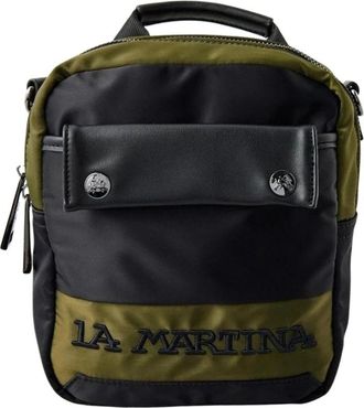 La Martina Crossbody Bag - Heren - Schoudertassen - Veelkleurig - ONE Size - Nylon - Tassen