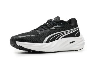 Puma Velocity Nitro 4 Running Shoes Womens Shoes Black/White : 10.5 B - Medium, Textile
