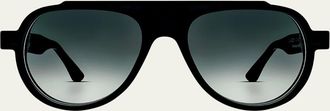 Thierry Lasry Clandesty Acetate Aviator Sunglasses